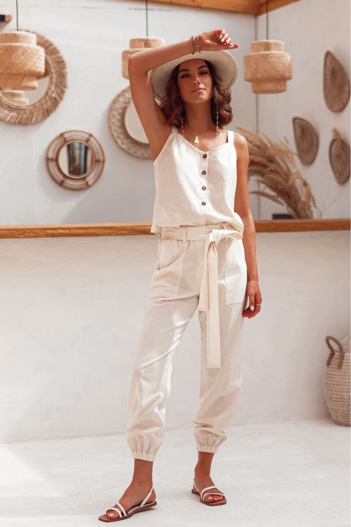 „Amore“ lino kelnės 1