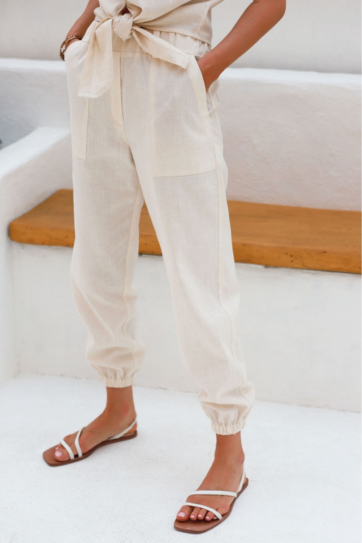 „Amore“ lino kelnės