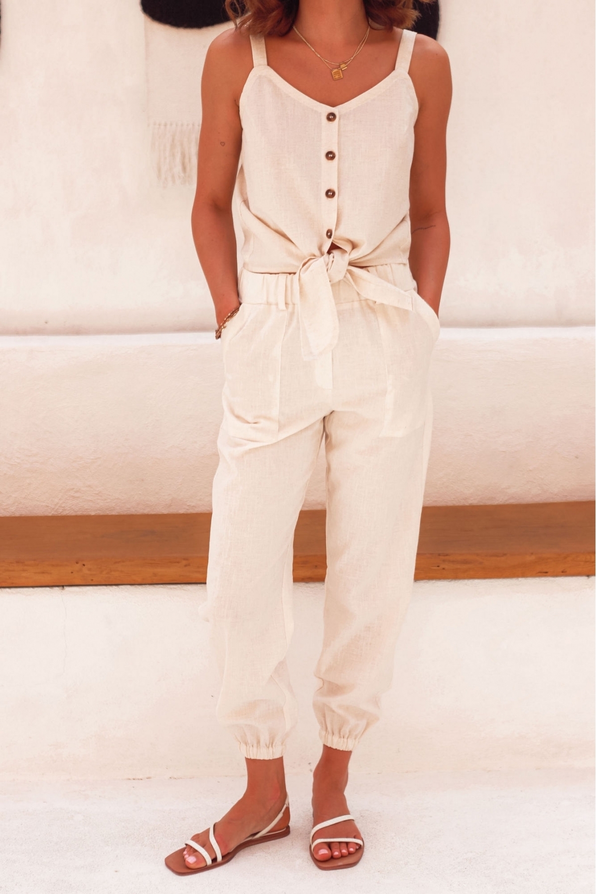 „Amore“ lino kelnės 4