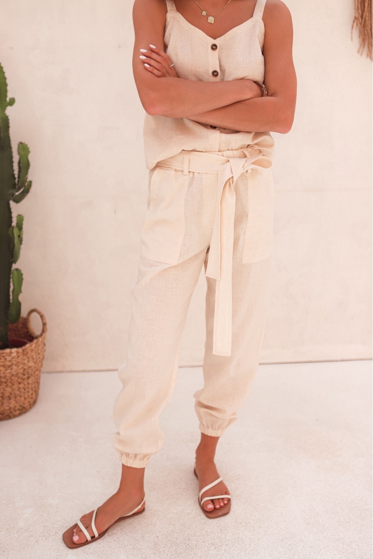 „Amore“ lino kelnės 3