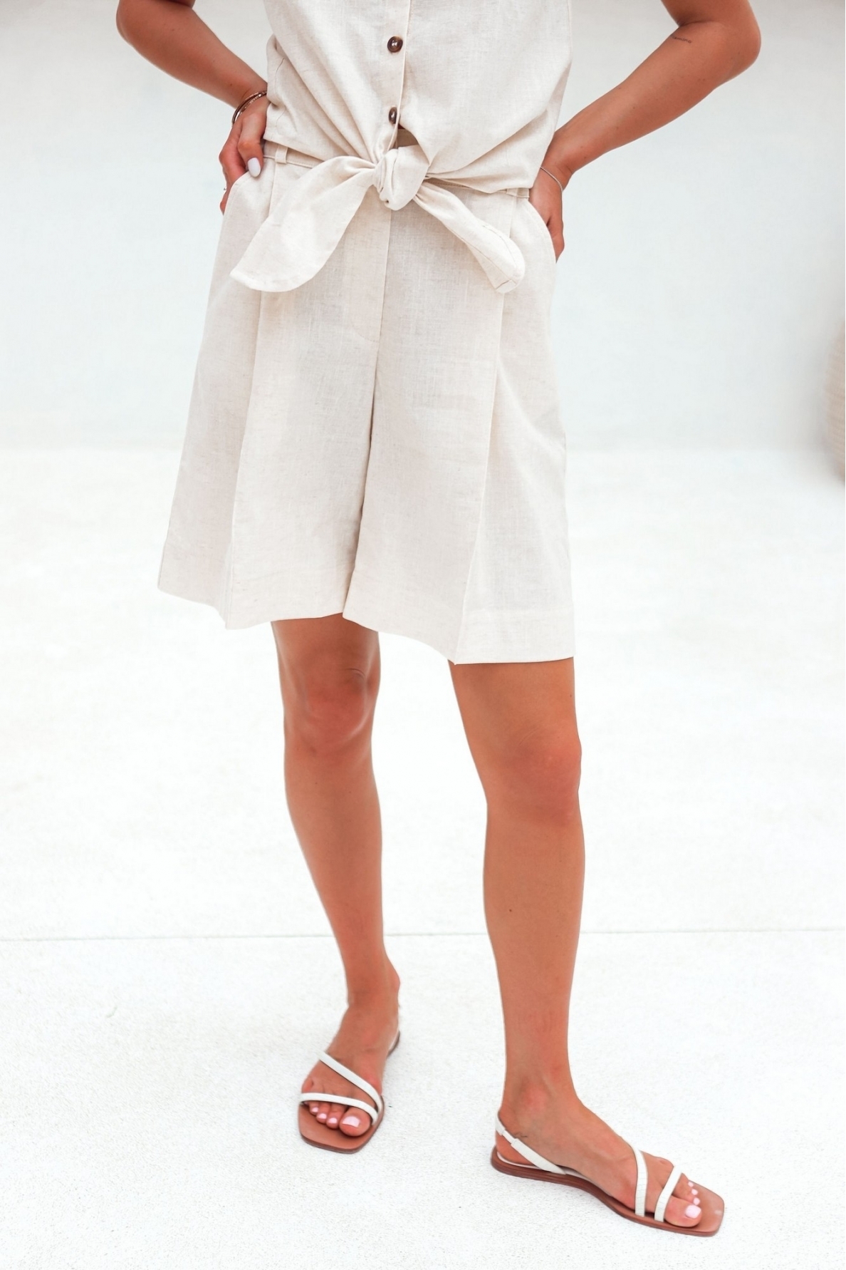 „Amore“ lino šortai 1