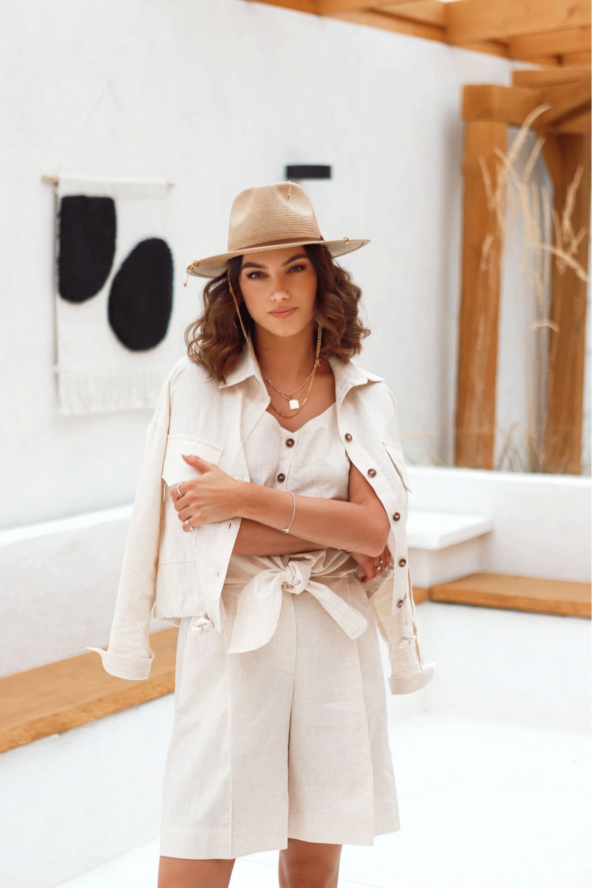 „Amore“ lino šortai 18