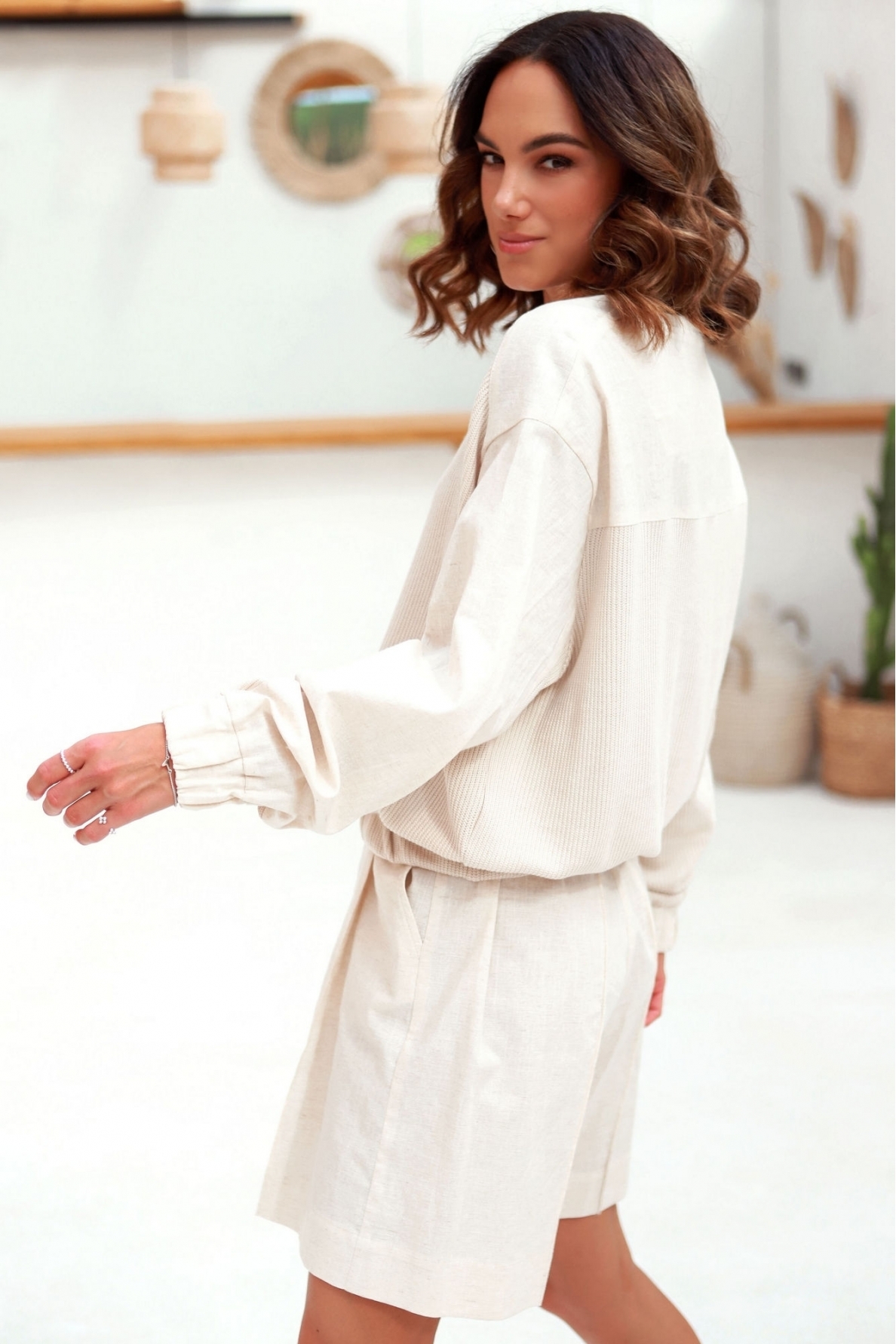 „Amore“ lino šortai 8