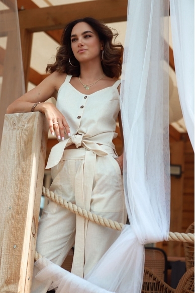 „Amore“ lino kelnės 11