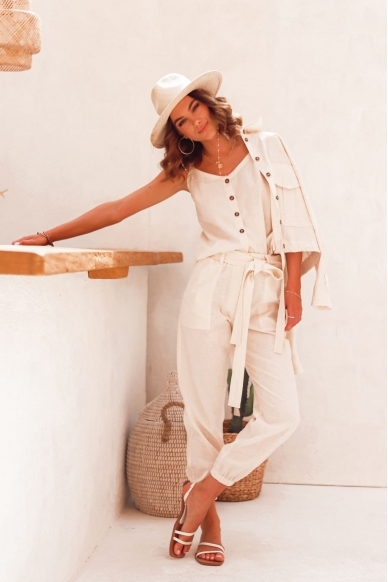 „Amore“ lino kelnės 12