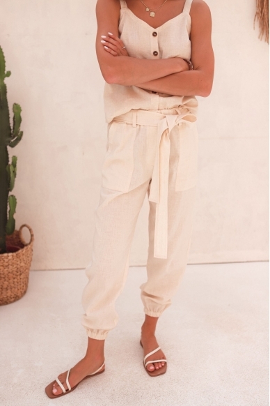 „Amore“ lino kelnės 3