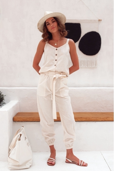 „Amore“ lino kelnės 7