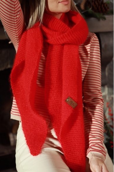 „Berry & stripy” merino megztukas 11