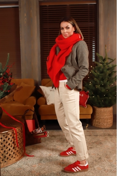 „Boyfriend“ ivory spalvos džinsai 14