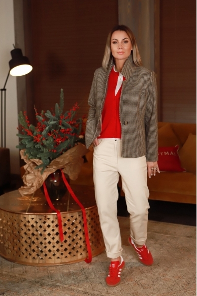 „Boyfriend“ ivory spalvos džinsai 8