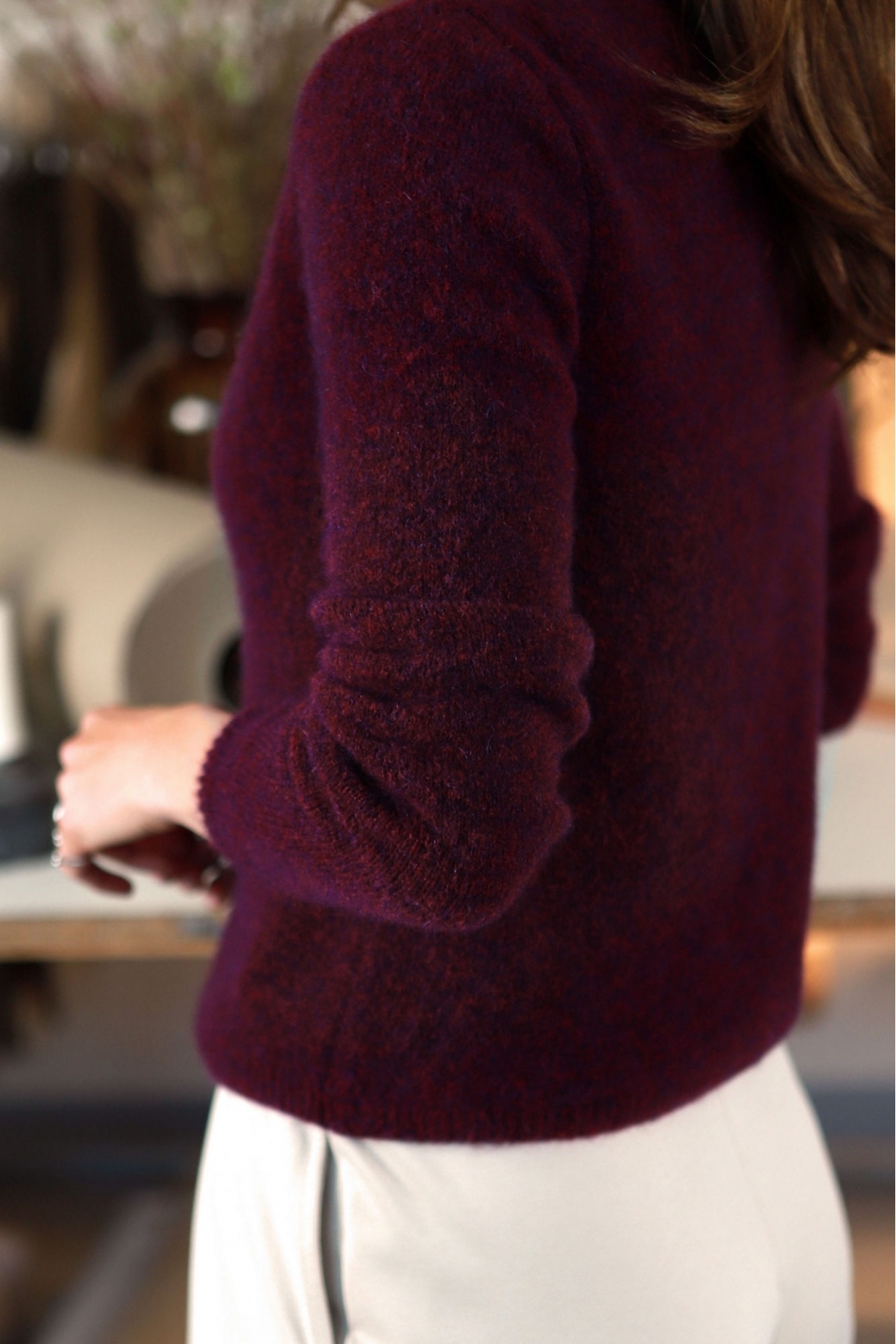 „Cabernet‘as“ alpakos vilnos megztukas 1