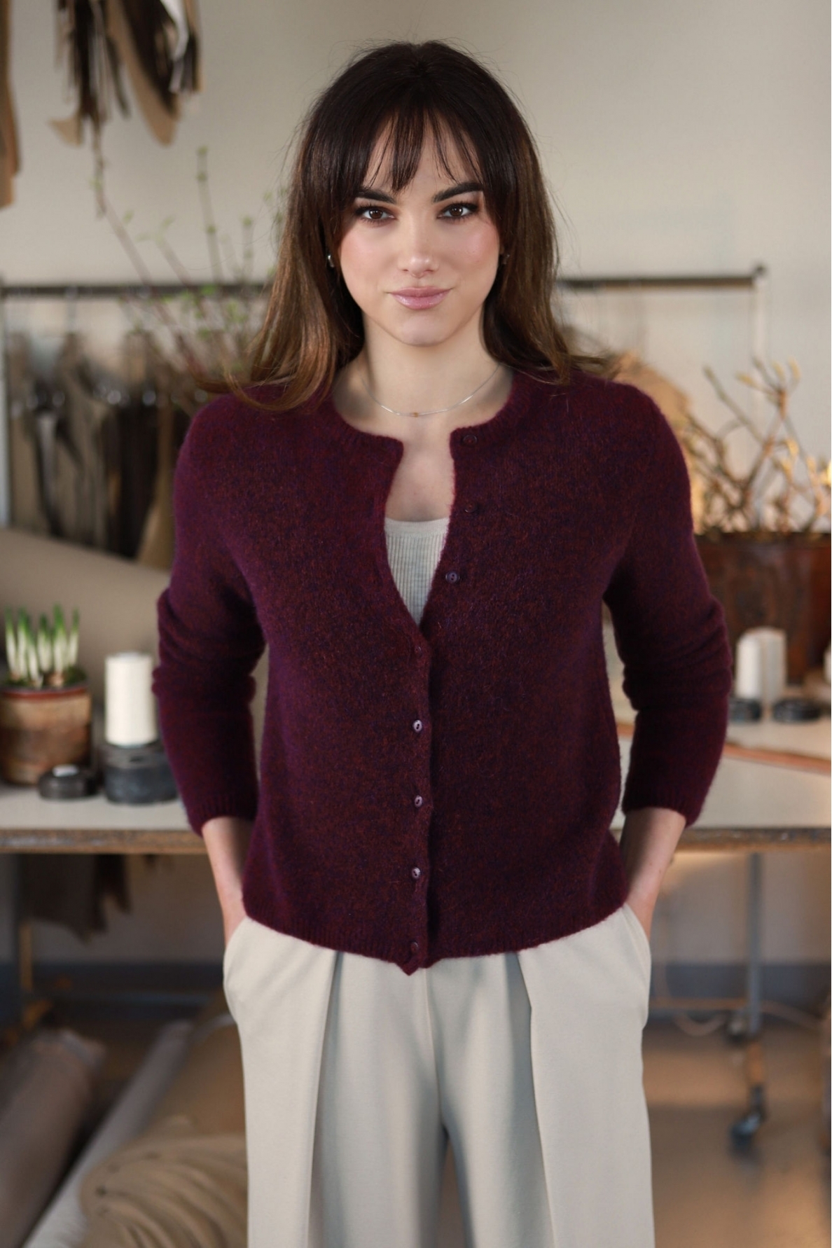 „Cabernet‘as“ alpakos vilnos megztukas