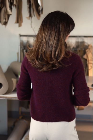 „Cabernet‘as“ alpakos vilnos megztukas 2