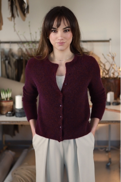 „Cabernet‘as“ alpakos vilnos megztukas