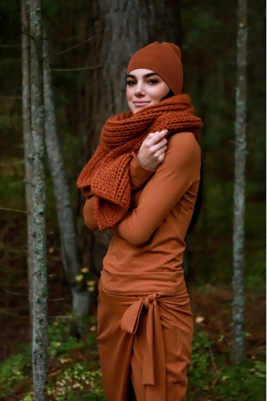 „Cinamonas“ merino vilnos kepurė 1