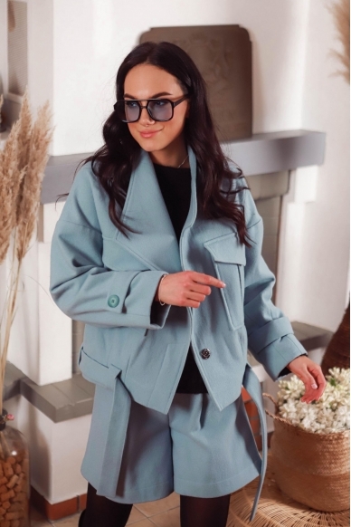 „Cute blue“ vilnos šortukai 11