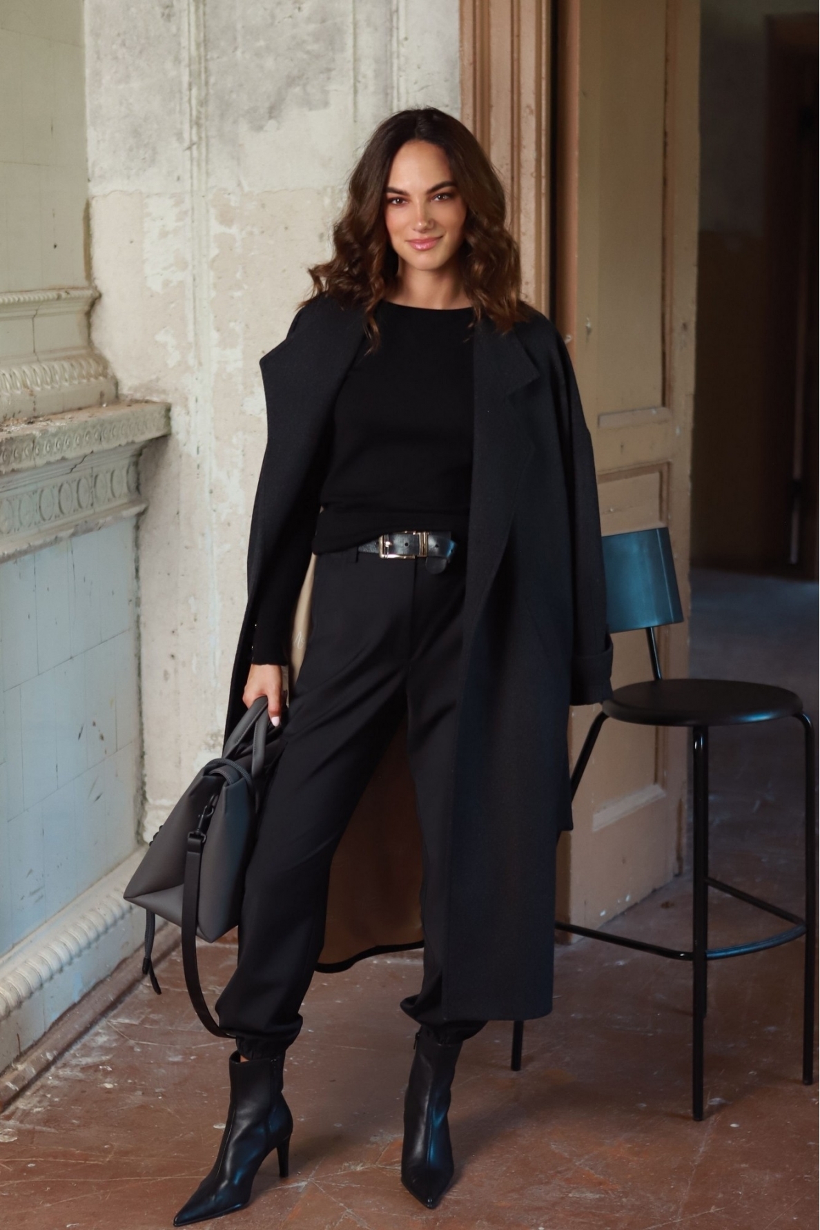 „Eclipse“ siauro silueto merino megztukas 9