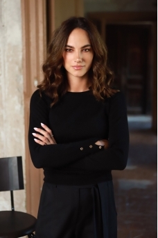 „Eclipse“ siauro silueto merino megztukas