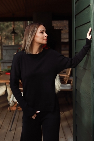 „Eclipse“ merino vilnos megztukas