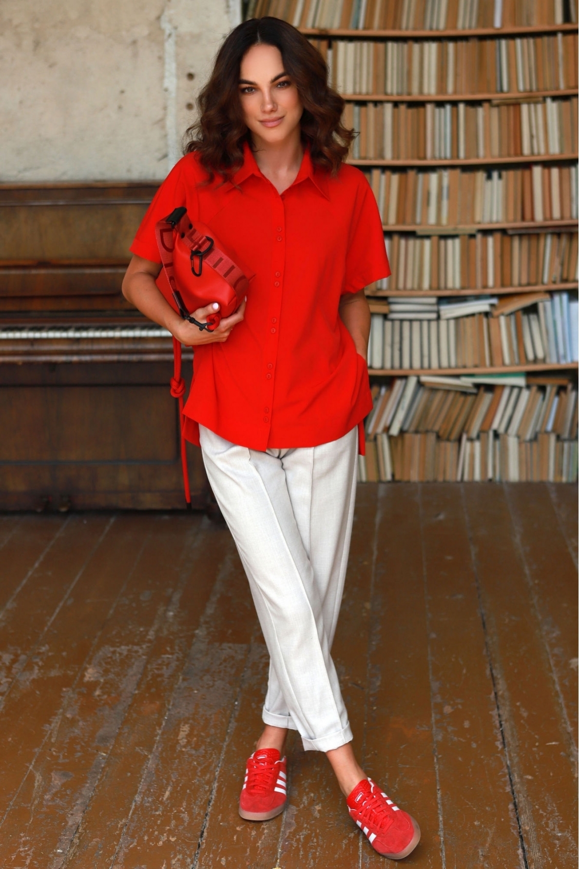 „Heart“ raudoni marškiniai 4