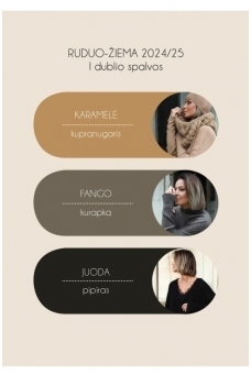 Ruošiamės "Rudens-Žiemos" kolekcijai. S p a l v o s