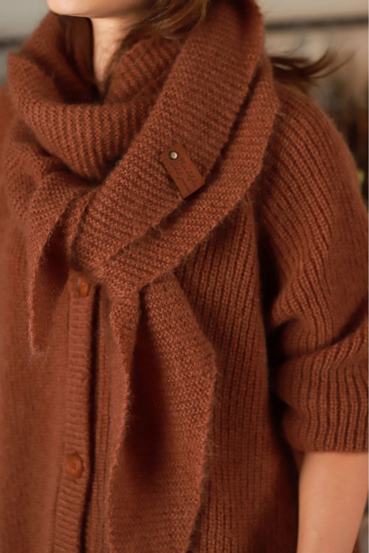 „Kaštainis“ šalikas „Kaštainis“ šalikas