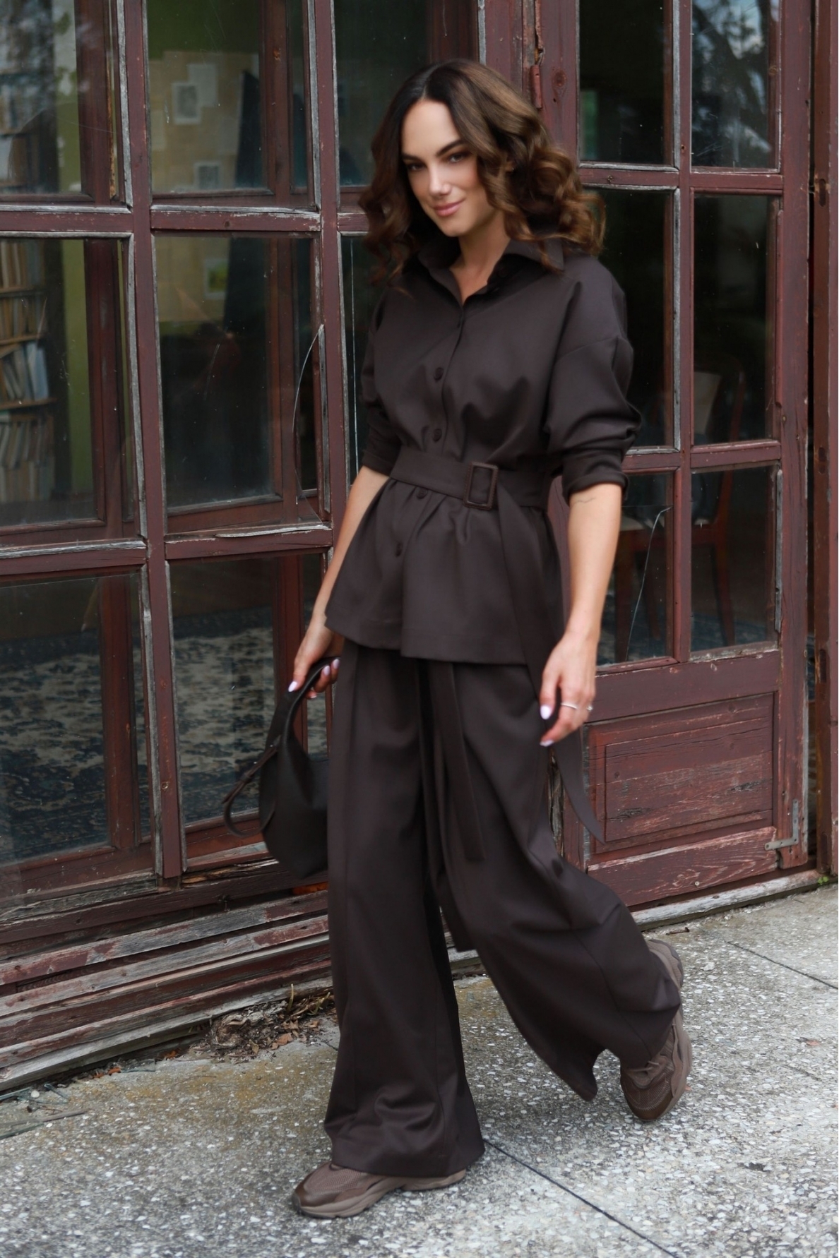 „Lava cake“ plačios kelnės 6