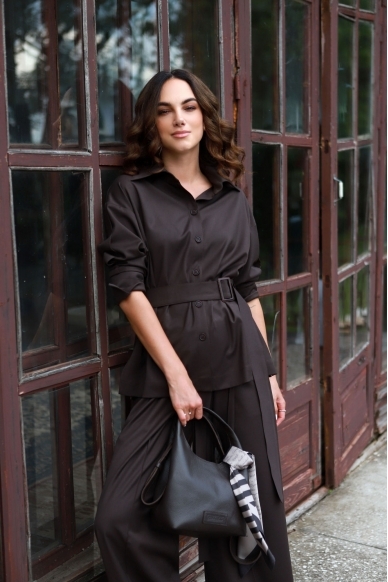 „Lava cake“ plačios kelnės 10