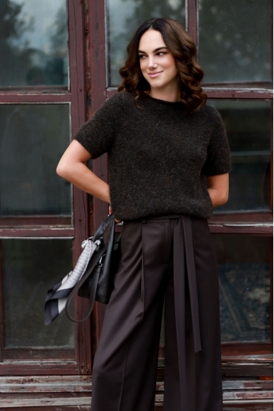 „Lava cake“ plačios kelnės 2