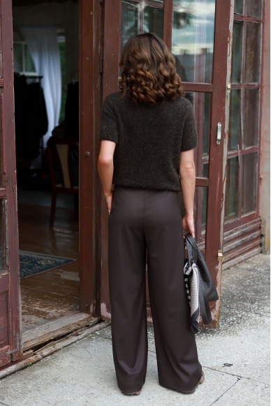 „Lava cake“ plačios kelnės 4