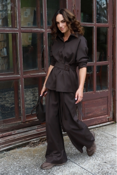 „Lava cake“ plačios kelnės 6