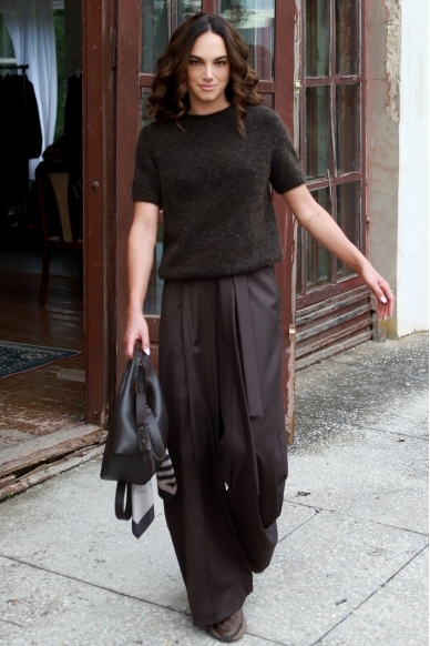 „Lava cake“ plačios kelnės 1