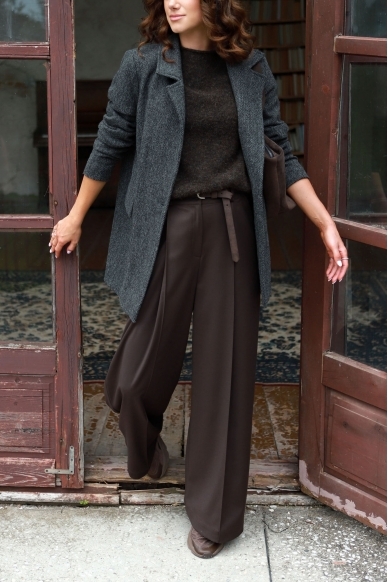 „Lava cake“ plačios kelnės 8