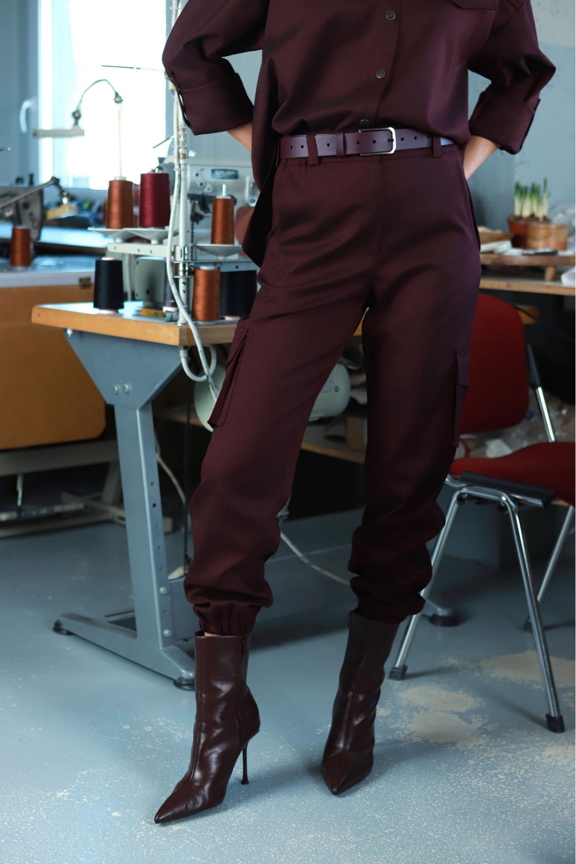 „Merlot“ kargo kelnės 2