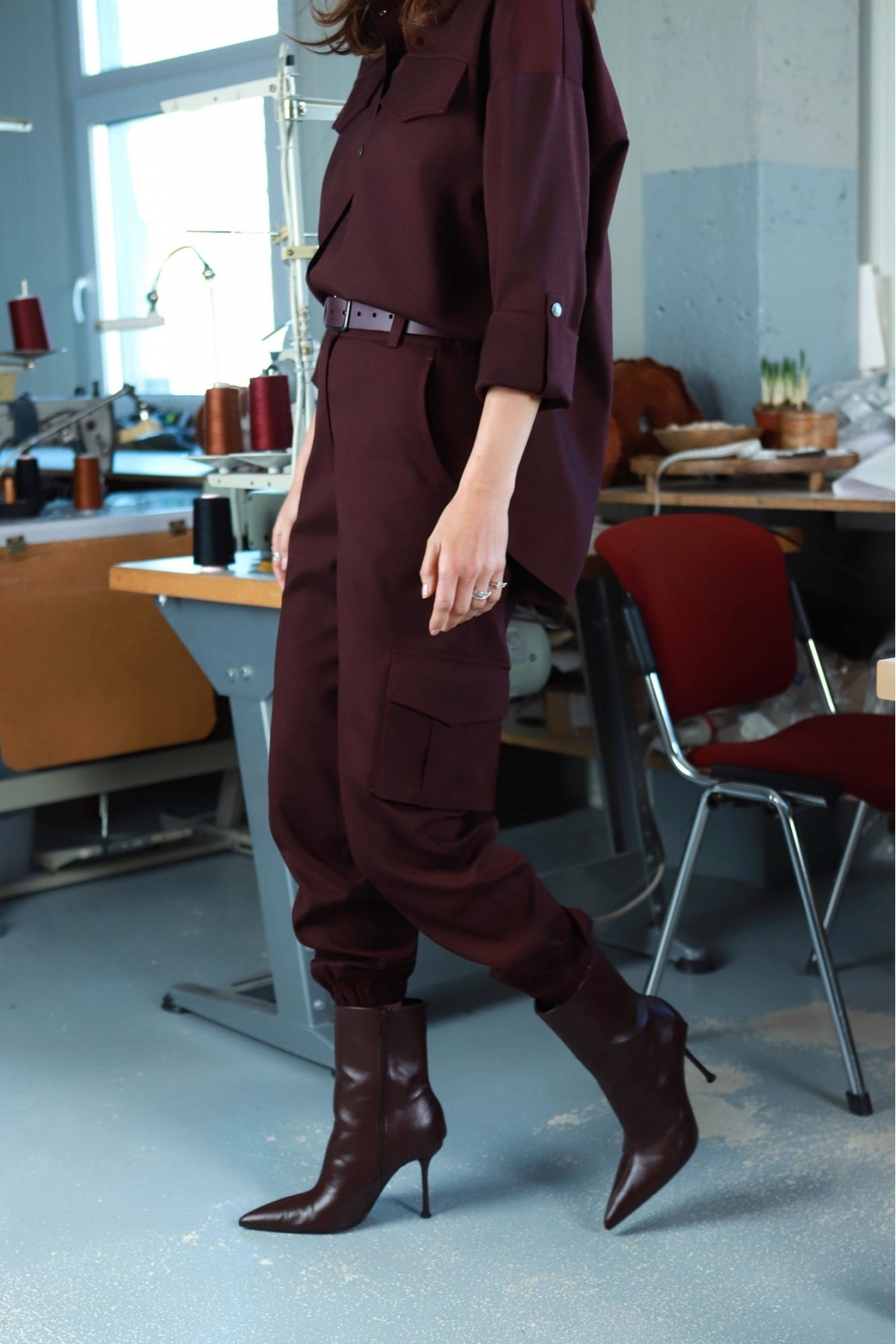 „Merlot“ kargo kelnės 3