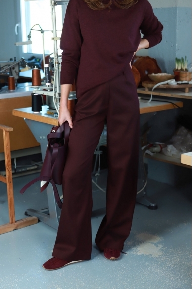 „Merlot“ plačios kelnės