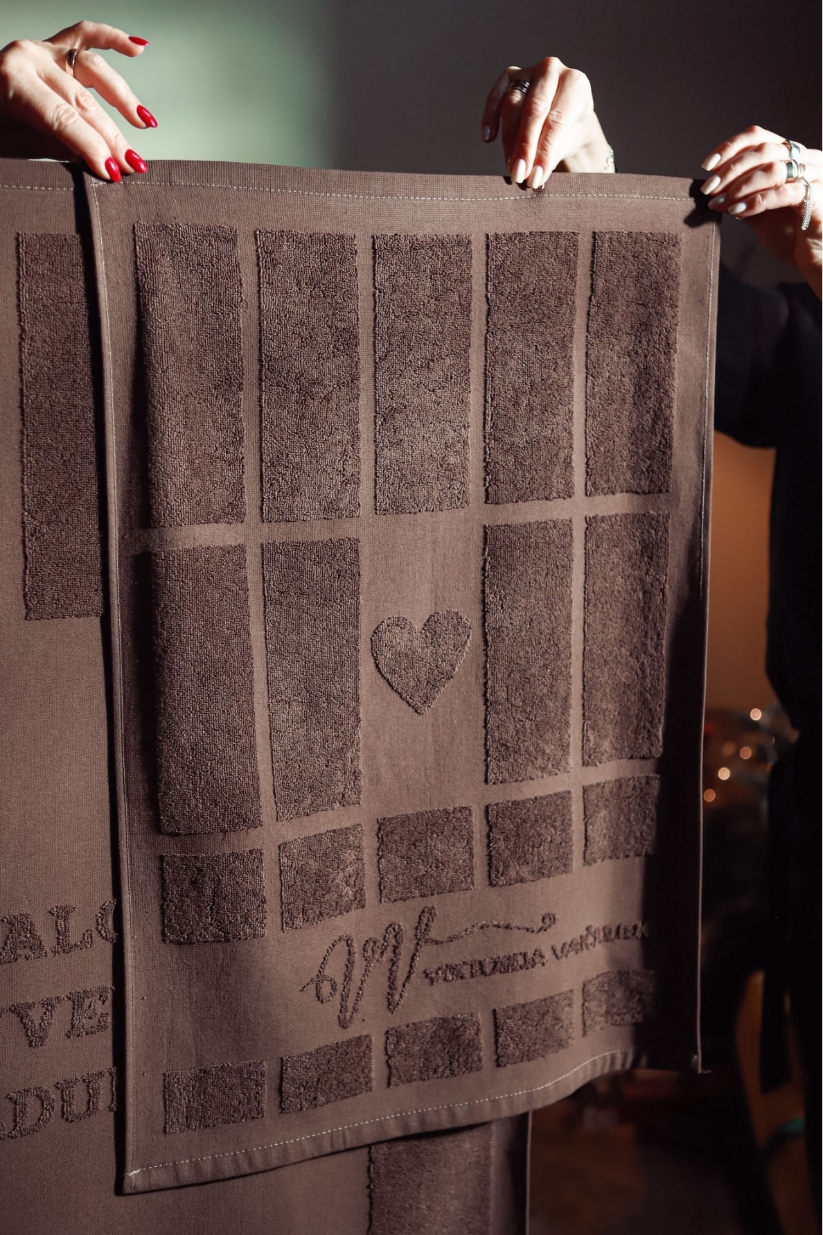 Nekaloringi gyvenimo saldumynai“ rankšluosčių komplektas 2