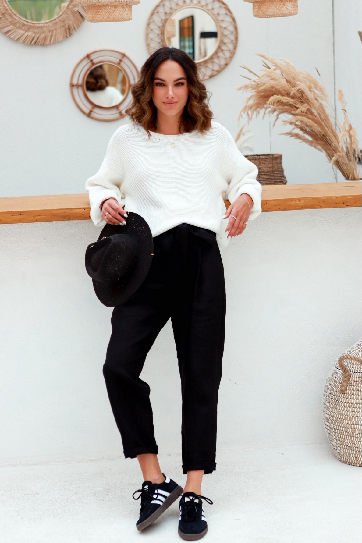 „Odoro“ lino kelnės 12