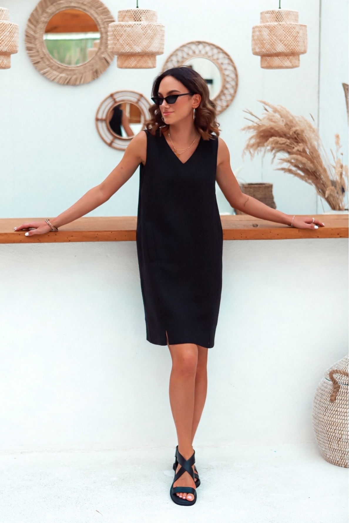 „Odoro“ lino suknelė 4