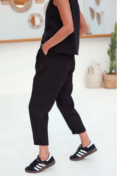 „Odoro“ lino kelnės 6