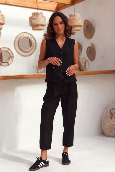 „Odoro“ lino kelnės 8