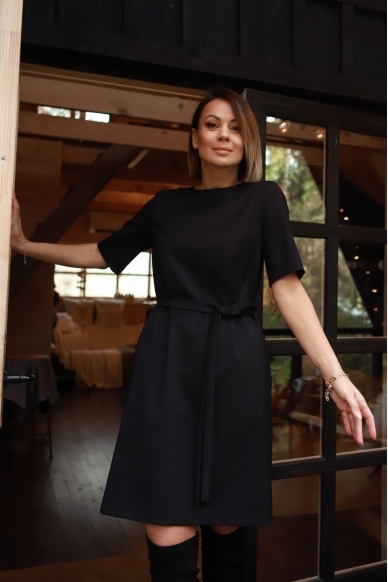 „Royal“ juoda maža suknelė 4