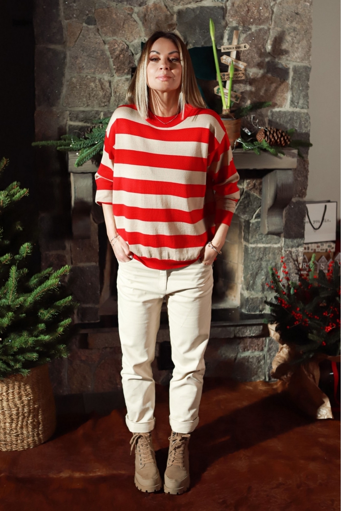 „Sausainis ir spanguolė“ merino megztukas 5