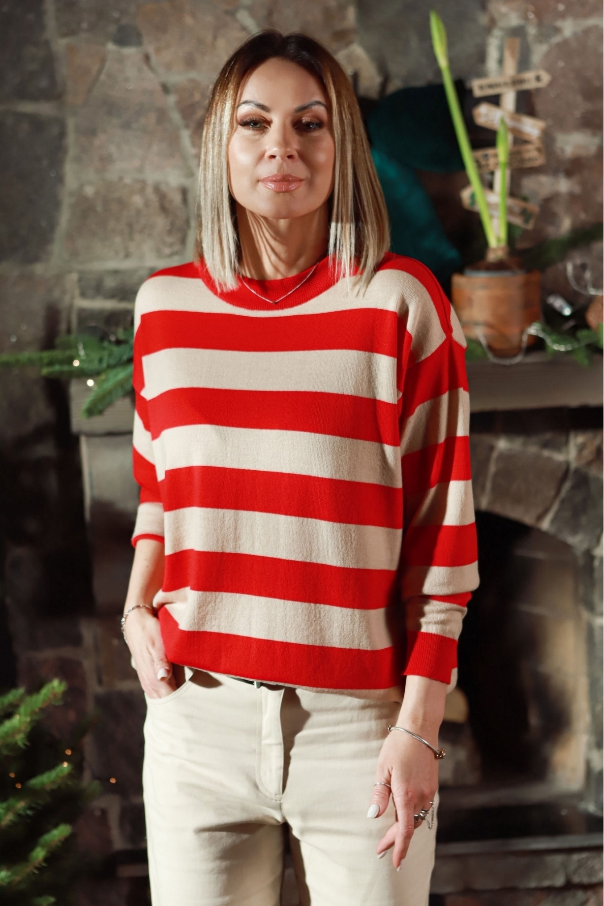 „Sausainis ir spanguolė“ merino megztukas 6