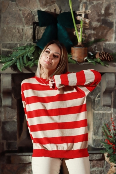 „Sausainis ir spanguolė“ merino megztukas 8