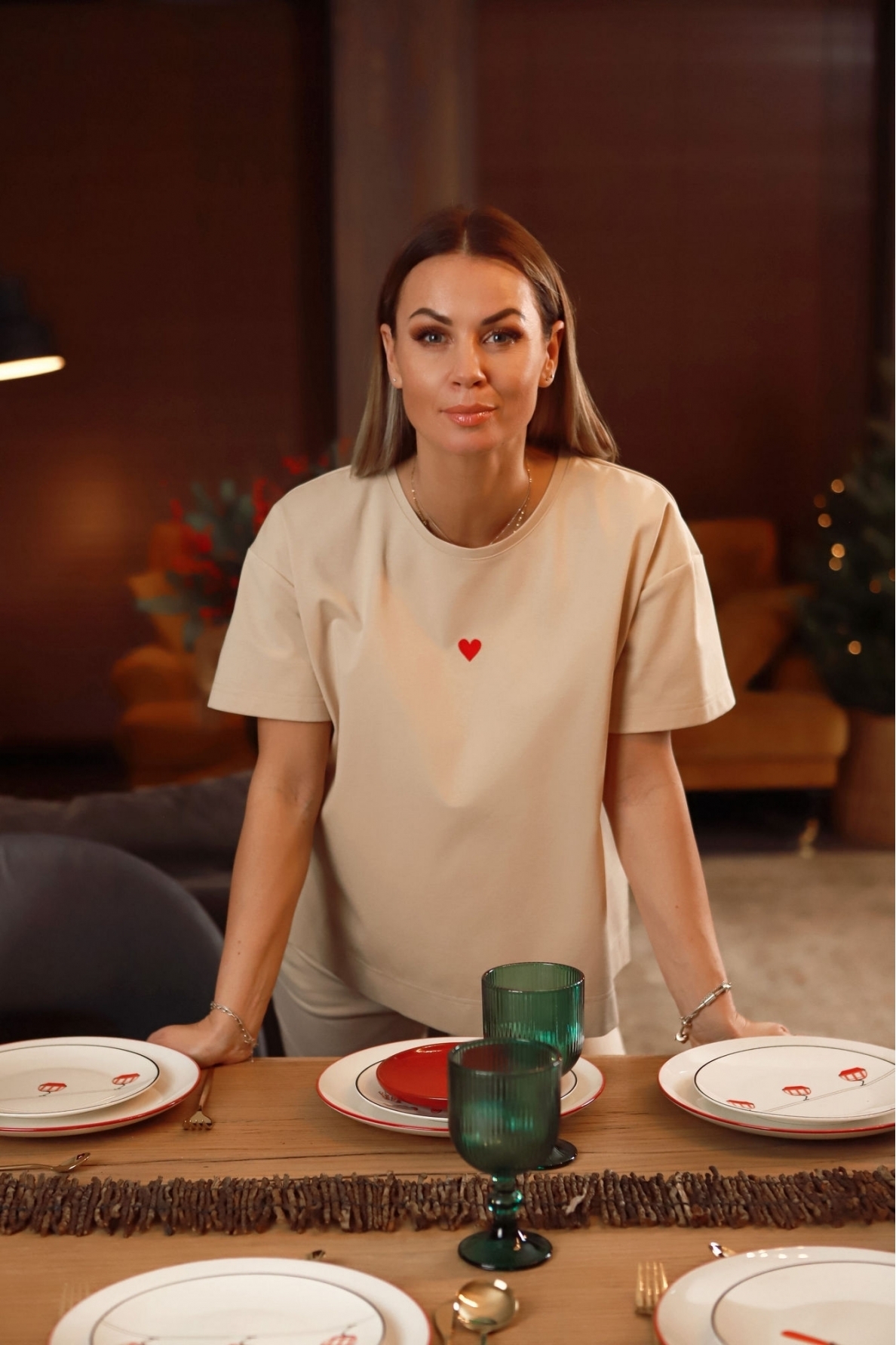 „Širdytė“ ivory spalvos marškinėliai 1 „Širdytė“ ivory spalvos marškinėliai 1