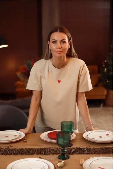 „Širdytė“ ivory spalvos marškinėliai 1