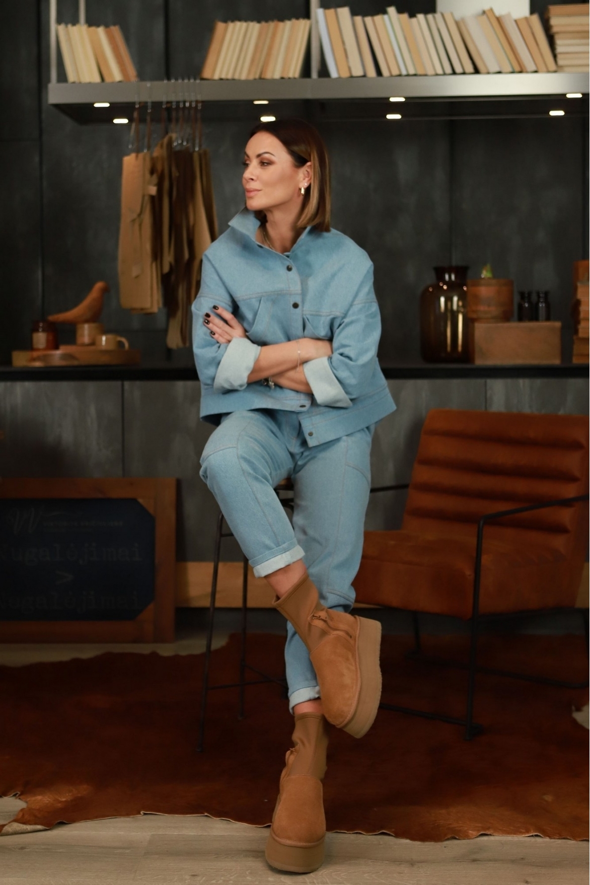 „Smart‘ai šviesiai melsvi džinsai 3