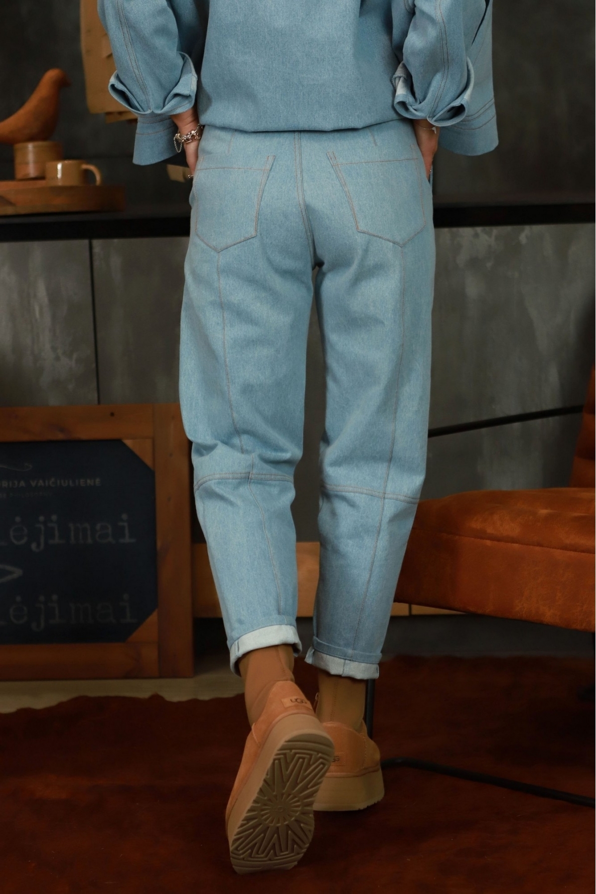 „Smart‘ai šviesiai melsvi džinsai 6