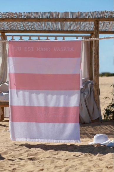 „Tu esi mano VASARA“ paplūdimio rankšluostis 5